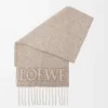 Sciarpa LOEWE in misto alpaca e lana Beige/Ecru Sciarpa LOEWE in misto alpaca e lana Beige/Ecru