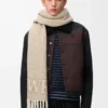 Sciarpa LOEWE in misto alpaca e lana Beige/Ecru Sciarpa LOEWE in misto alpaca e lana Beige/Ecru