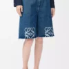 Shorts Anagram in denim Jeans Blu Shorts Anagram in denim Jeans Blu