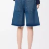 Shorts Anagram in denim Jeans Blu Shorts Anagram in denim Jeans Blu