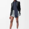Shorts in cotone grigio chiaro