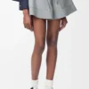 Shorts in cotone grigio chiaro