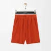 Shorts in misto lana Arancione/Bianco Shorts in misto lana Arancione/Bianco