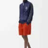 Shorts in misto lana Arancione/Bianco Shorts in misto lana Arancione/Bianco