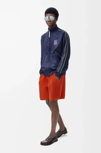 Shorts in misto lana Arancione/Bianco Shorts in misto lana Arancione/Bianco