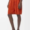 Shorts in misto lana Arancione/Bianco Shorts in misto lana Arancione/Bianco