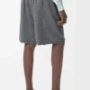 Shorts in misto lana Grigio melange/Bianco Shorts in misto lana Grigio melange/Bianco
