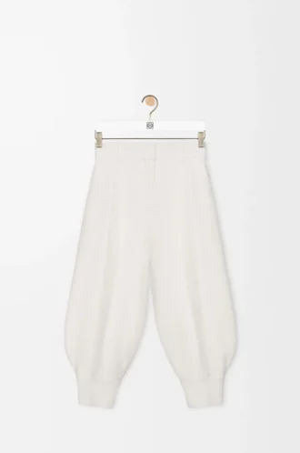 Shorts in misto viscosa elasticizzata Bianco Shorts in misto viscosa elasticizzata Bianco