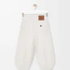 Shorts in misto viscosa elasticizzata Bianco