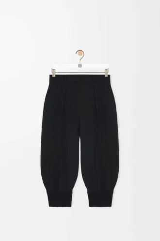 Shorts in misto viscosa elasticizzata Nero Shorts in misto viscosa elasticizzata Nero