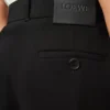 Shorts in misto viscosa elasticizzata Nero