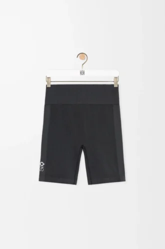 Shorts senza cuciture in jersey tecnico Nero