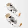 Sneaker alta Ballet Runner 2.0 in nylon e pelle di vitello Bianco/Nero