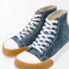 Sneaker alta Bloc in denim Denim lavato Sneaker alta Bloc in denim Denim lavato