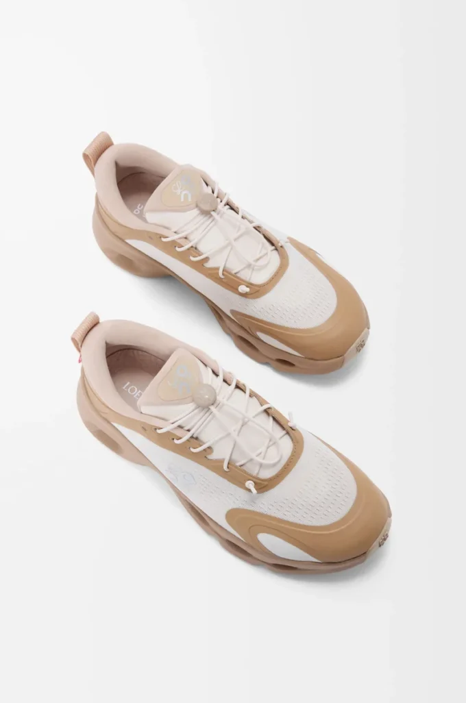 Sneaker Cloudsolo Sabbia scura/Crema