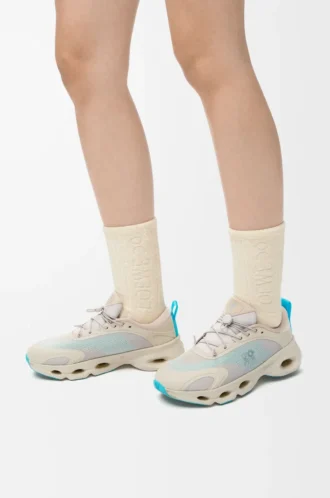 Sneaker Cloudsolo Sabbia/Turchese