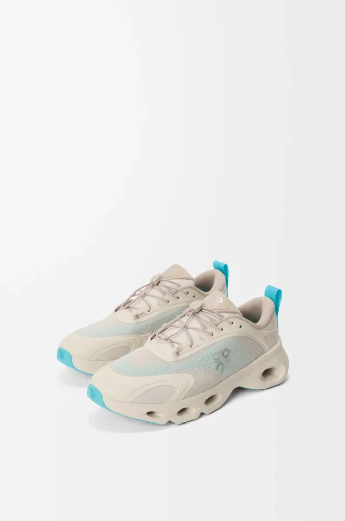 Sneaker Cloudsolo Sabbia/Turchese