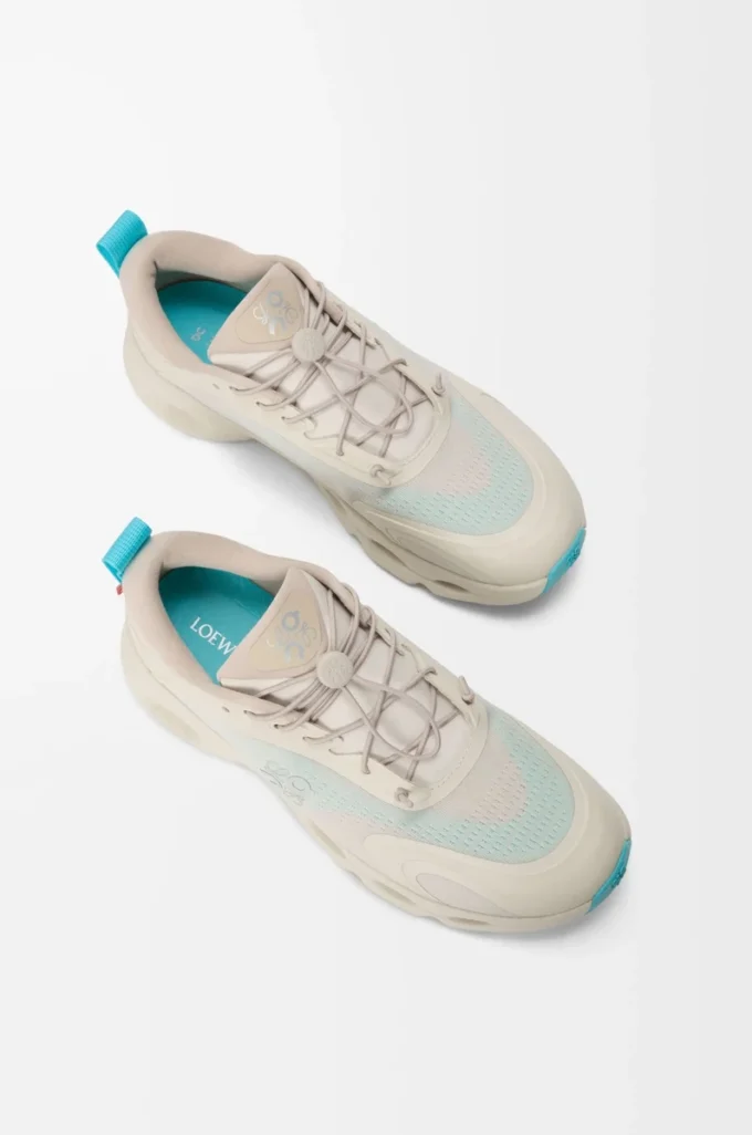 Sneaker Cloudsolo Sabbia/Turchese