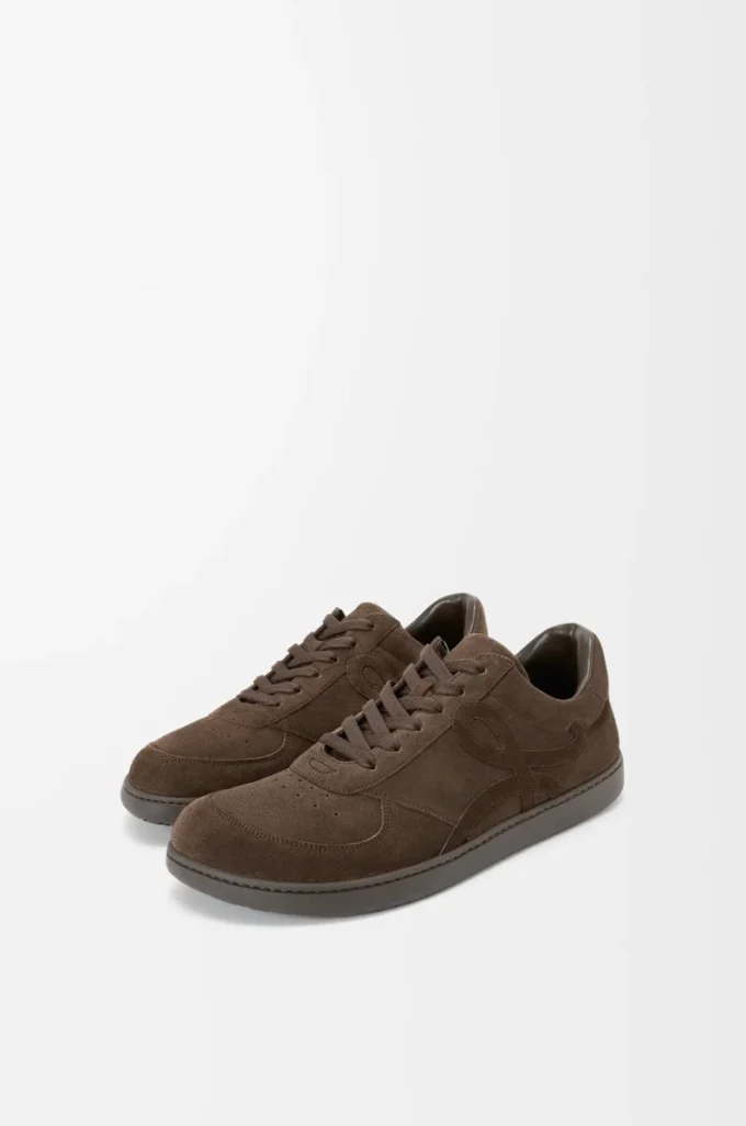 Sneaker Jambo in pelle scamosciata di vitello marrone scuro Sneaker Jambo in pelle scamosciata di vitello marrone scuro