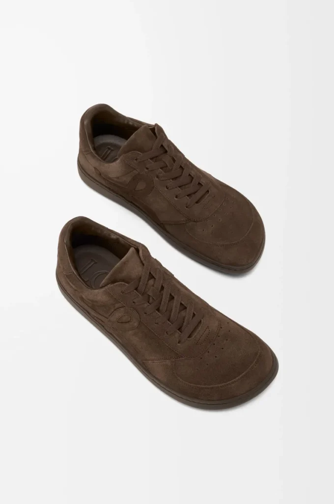 Sneaker Jambo in pelle scamosciata di vitello marrone scuro Sneaker Jambo in pelle scamosciata di vitello marrone scuro