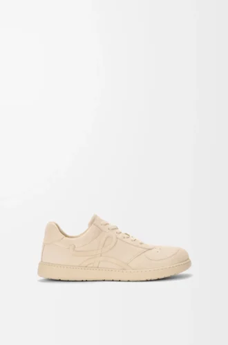 Sneaker Jambo in pelle scamosciata di vitello Oat Milk
