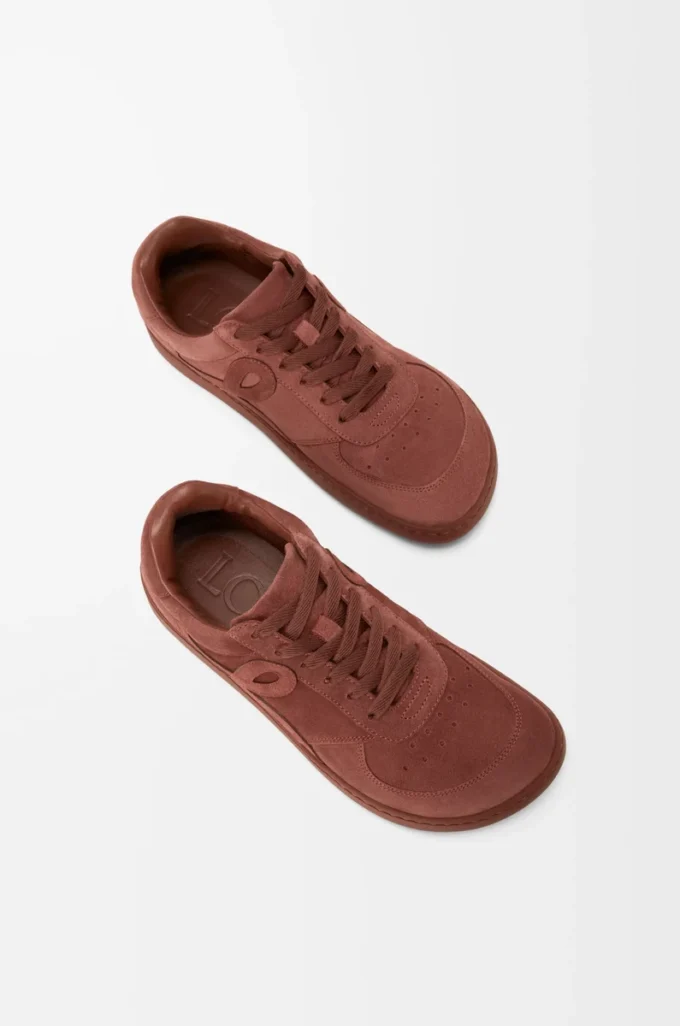 Sneaker Jambo in pelle scamosciata di vitello rosso bruciato Sneaker Jambo in pelle scamosciata di vitello rosso bruciato