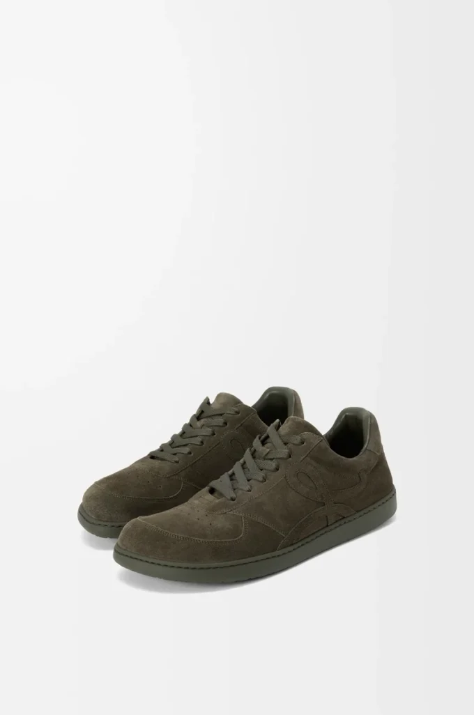 Sneaker Jambo in pelle scamosciata di vitello verde oliva Sneaker Jambo in pelle scamosciata di vitello verde oliva