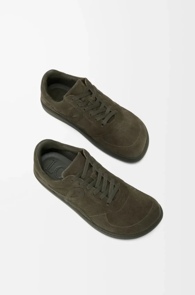 Sneaker Jambo in pelle scamosciata di vitello verde oliva Sneaker Jambo in pelle scamosciata di vitello verde oliva