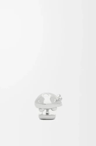 Spilla a forma di coccinella in ottone palladio