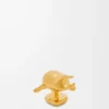 Spilla Beetle in ottone dorato