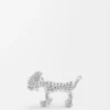 Spilla con bassotto Argento