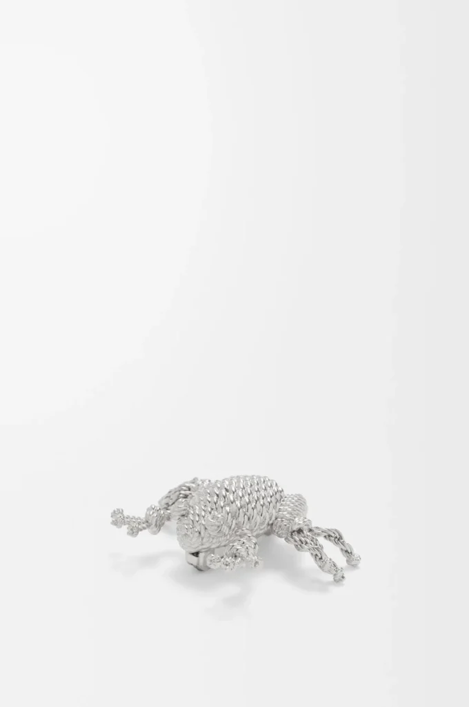 Spilla rana Argento