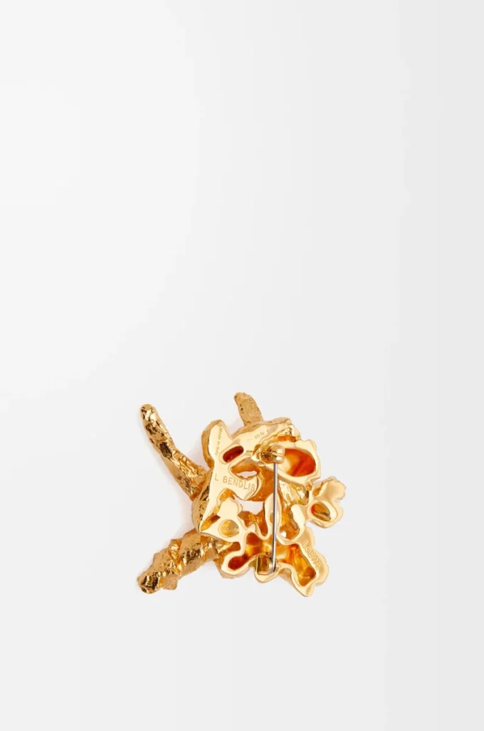 Spilla Tarantella in argento sterling Oro Spilla Tarantella in argento sterling Oro