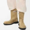 Stivaletti Bobby in pelle di vitello spaccata cerata Sahara Stivaletti Bobby in pelle di vitello spaccata cerata Sahara