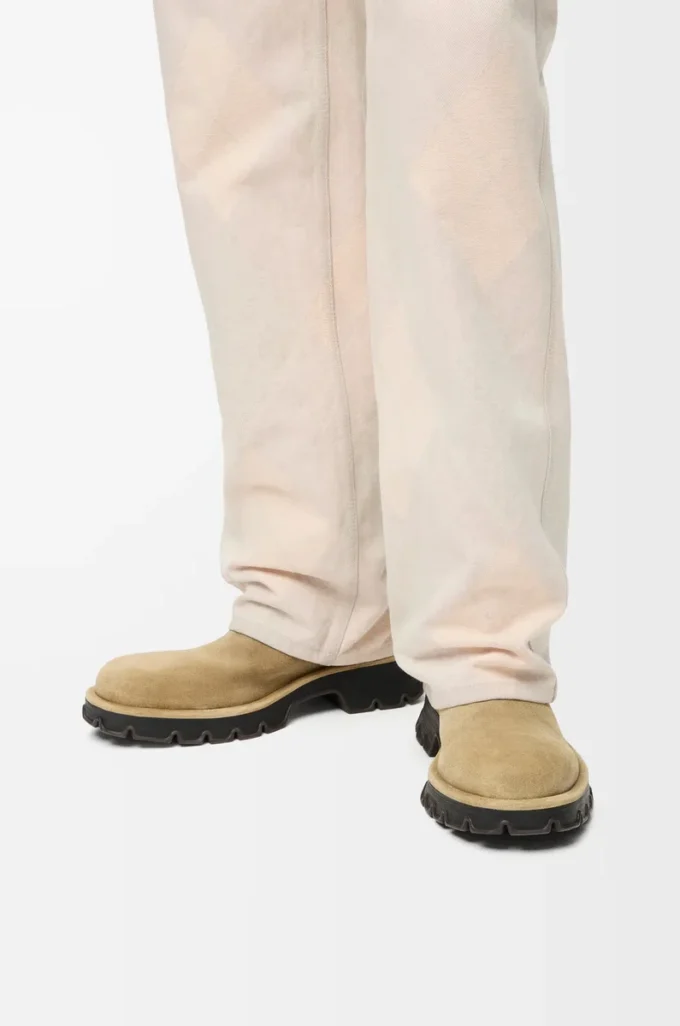 Stivaletti Bobby in pelle di vitello spaccata cerata Sahara Stivaletti Bobby in pelle di vitello spaccata cerata Sahara