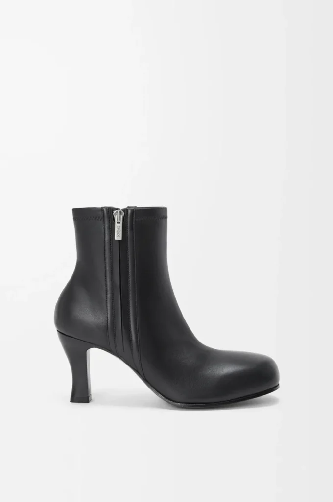 Stivaletti Bobine in pelle di agnello nappa Nero