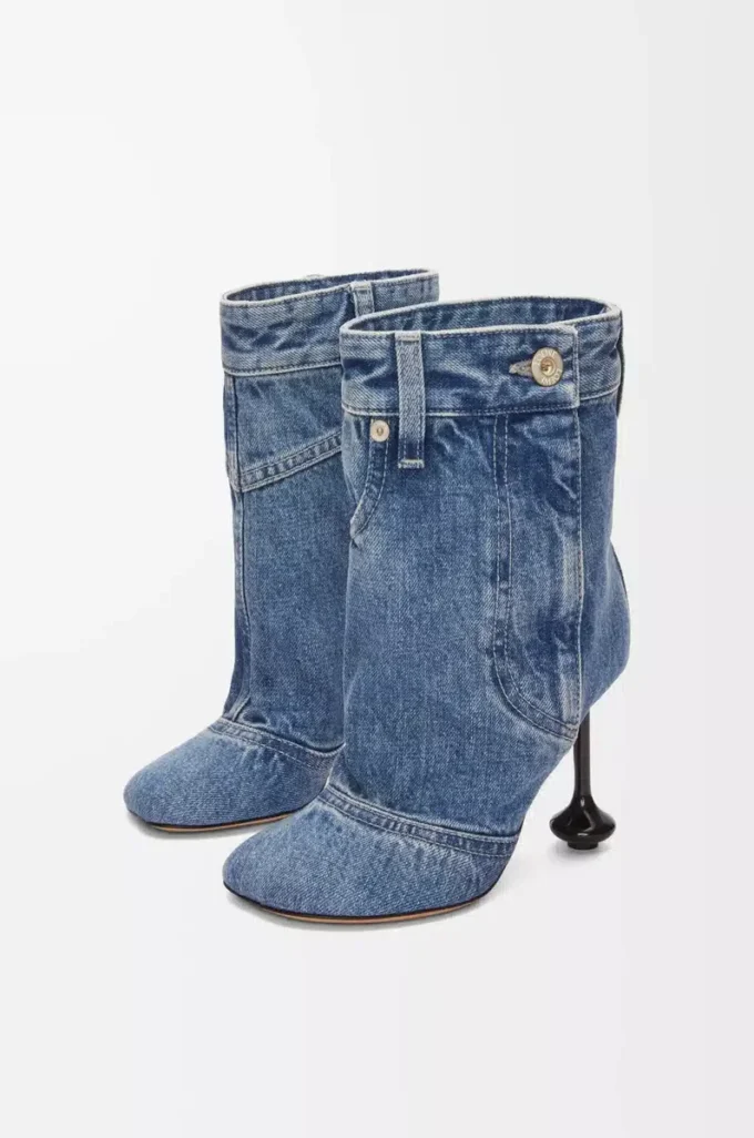 Stivaletti Toy Panta in denim lavato Denim lavato Stivaletti Toy Panta in denim lavato Denim lavato
