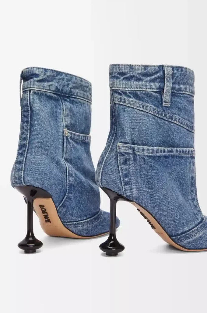 Stivaletti Toy Panta in denim lavato Denim lavato Stivaletti Toy Panta in denim lavato Denim lavato
