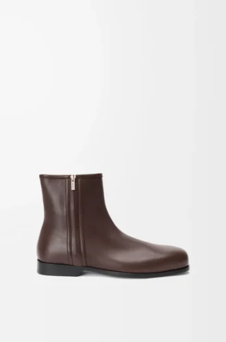 Stivaletto Bobine in pelle di vitello liscia Cacao