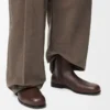 Stivaletto Bobine in pelle di vitello liscia Cacao Stivaletto Bobine in pelle di vitello liscia Cacao