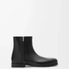 Stivaletto Bobine in pelle di vitello liscia nera