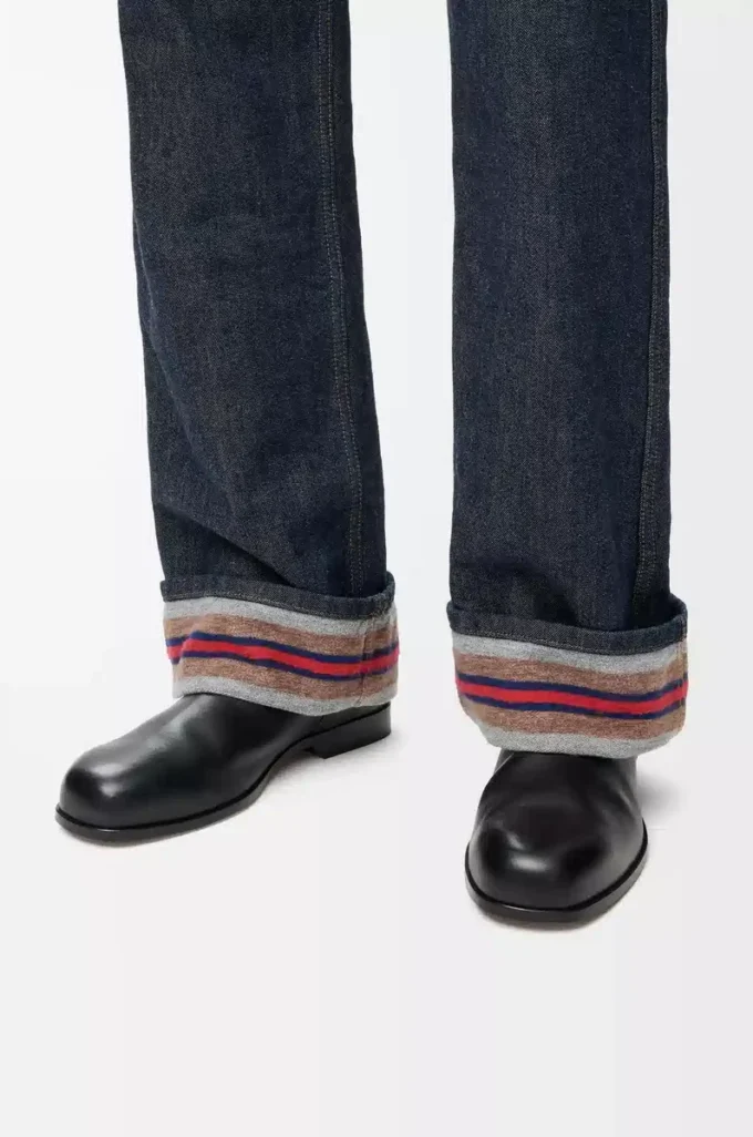 Stivaletto Bobine in pelle di vitello liscia nera