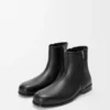 Stivaletto Bobine in pelle di vitello liscia nera