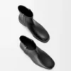 Stivaletto Bobine in pelle di vitello liscia nera