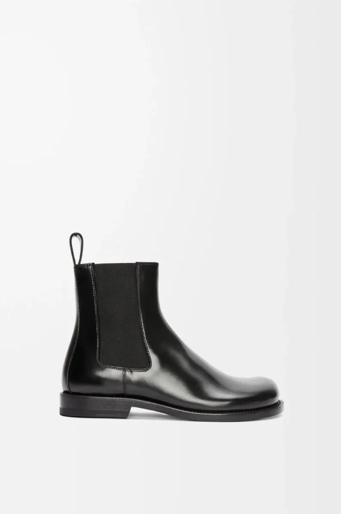 Stivaletto Chelsea Campo in pelle di vitello spazzolata nera Stivaletto Chelsea Campo in pelle di vitello spazzolata nera