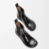 Stivaletto Chelsea Campo in pelle di vitello spazzolata nera Stivaletto Chelsea Campo in pelle di vitello spazzolata nera