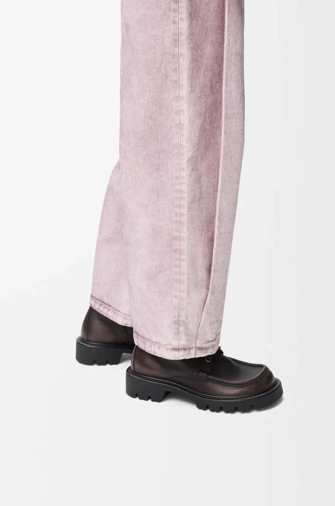 Stivaletto militare Sierra in pelle di vitello spazzolata Marrone scuro Stivaletto militare Sierra in pelle di vitello spazzolata Marrone scuro