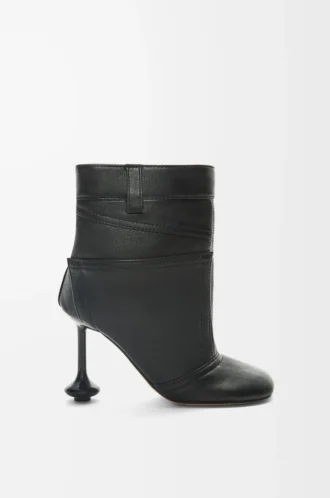 Stivaletto Toy Panta in nappa di agnello Nero