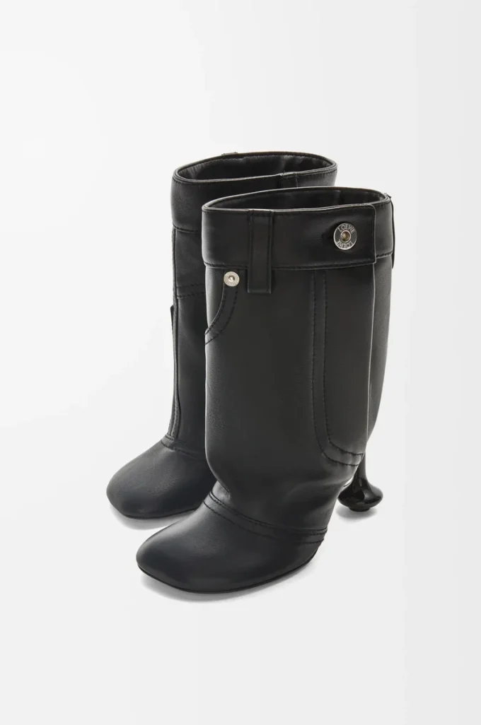 Stivaletto Toy Panta in nappa di agnello Nero Stivaletto Toy Panta in nappa di agnello Nero