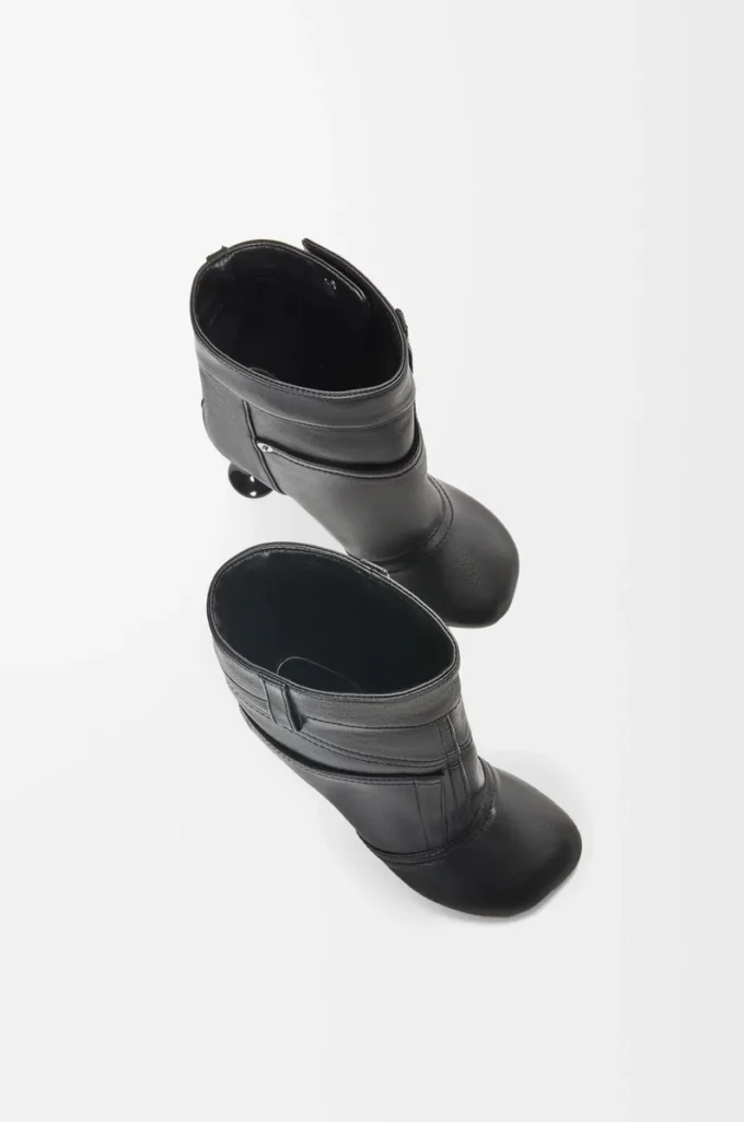 Stivaletto Toy Panta in nappa di agnello Nero Stivaletto Toy Panta in nappa di agnello Nero